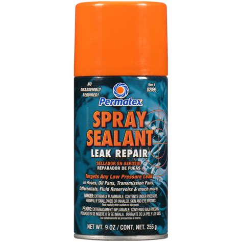 pipe sealant spray|Permatex ® Spray Sealant Leak Repair, 12 OZ